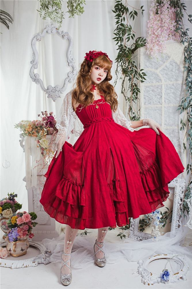 Culumi Lolita ~Misty Wonderland~ Cotton Retro Lolita JSK 12 Colors
