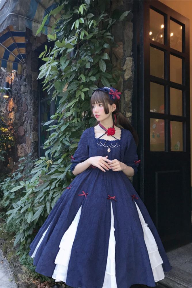 Culumi Lolita ~Misty Wonderland~ Cotton Retro Lolita OP 11 Colors