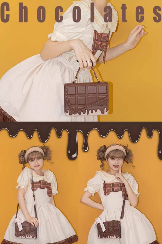 Lovely Lota ~Chocolate cube Lolita Bag
