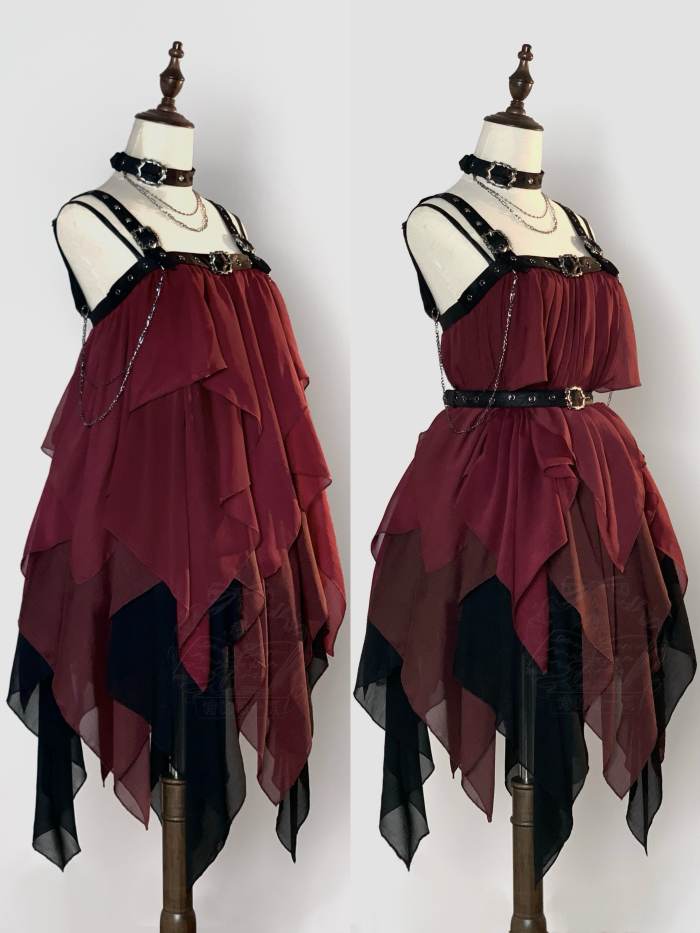 SDMYIYE ~River Styx Jellyfish~ Subculture Ombre Gothic Punk Lolita JSK