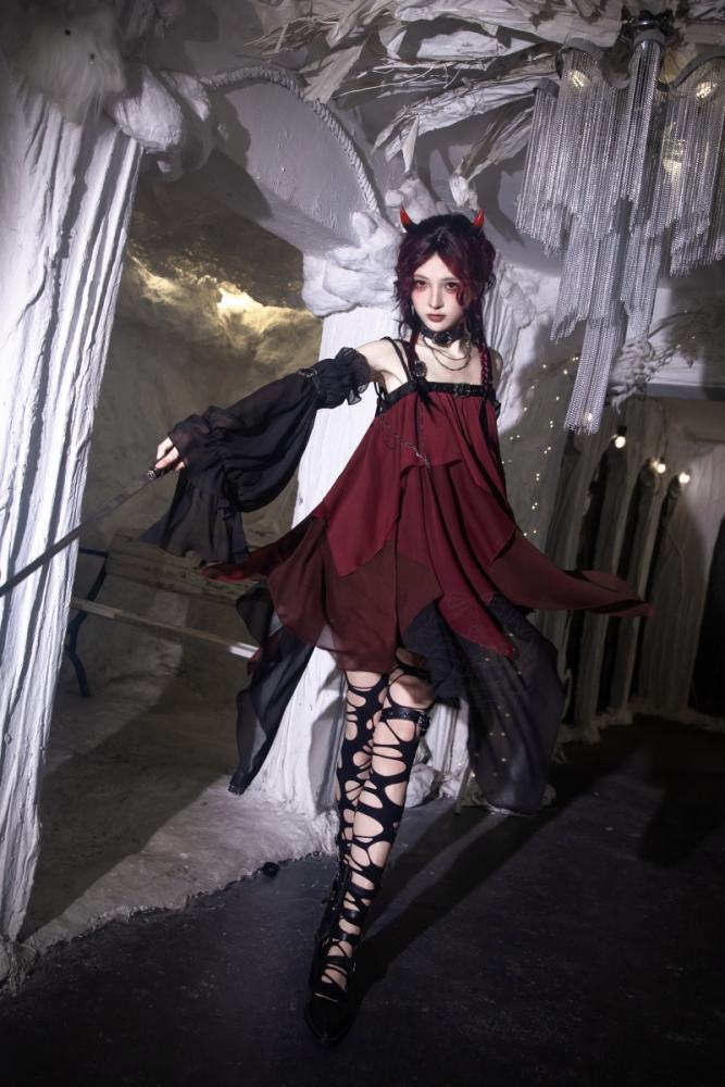 SDMYIYE ~River Styx Jellyfish~ Subculture Ombre Gothic Punk Lolita JSK