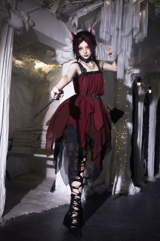 SDMYIYE ~River Styx Jellyfish~ Subculture Ombre Gothic Punk Lolita JSK