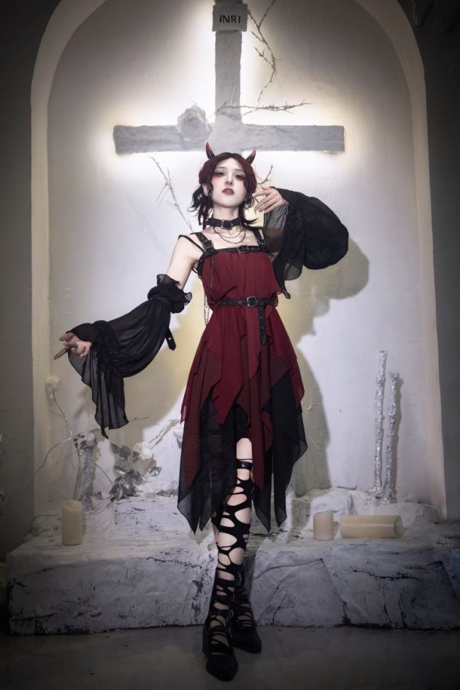 SDMYIYE ~River Styx Jellyfish~ Subculture Ombre Gothic Punk Lolita JSK