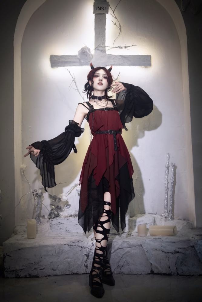 SDMYIYE ~River Styx Jellyfish~ Subculture Ombre Gothic Punk Lolita JSK