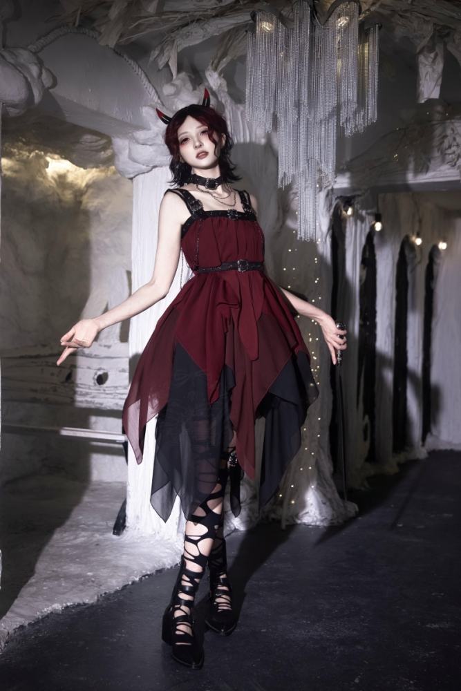 SDMYIYE ~River Styx Jellyfish~ Subculture Ombre Gothic Punk Lolita JSK