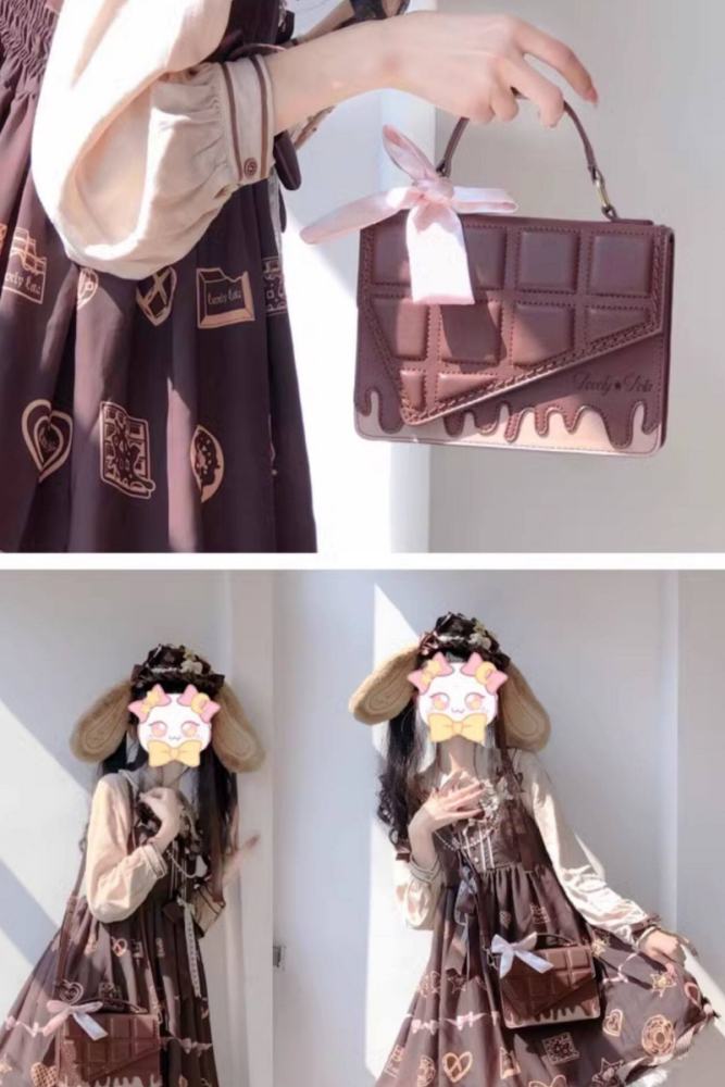 Lovely Lota ~Chocolate cube Lolita Bag