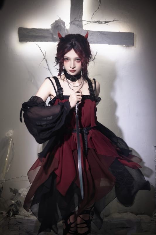 SDMYIYE ~River Styx Jellyfish~ Subculture Ombre Gothic Punk Lolita JSK
