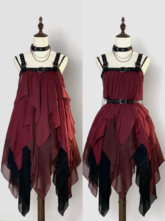 SDMYIYE ~River Styx Jellyfish~ Subculture Ombre Gothic Punk Lolita JSK