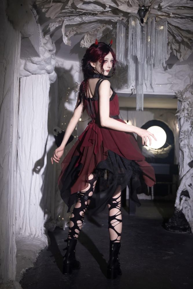 SDMYIYE ~River Styx Jellyfish~ Subculture Ombre Gothic Punk Lolita JSK