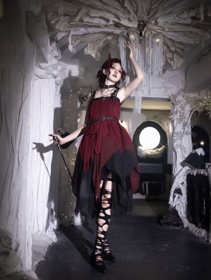 SDMYIYE ~River Styx Jellyfish~ Subculture Ombre Gothic Punk Lolita JSK