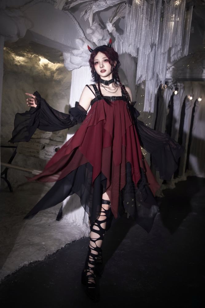 SDMYIYE ~River Styx Jellyfish~ Subculture Ombre Gothic Punk Lolita JSK