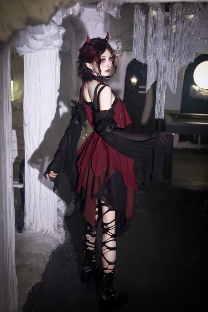 SDMYIYE ~River Styx Jellyfish~ Subculture Ombre Gothic Punk Lolita JSK
