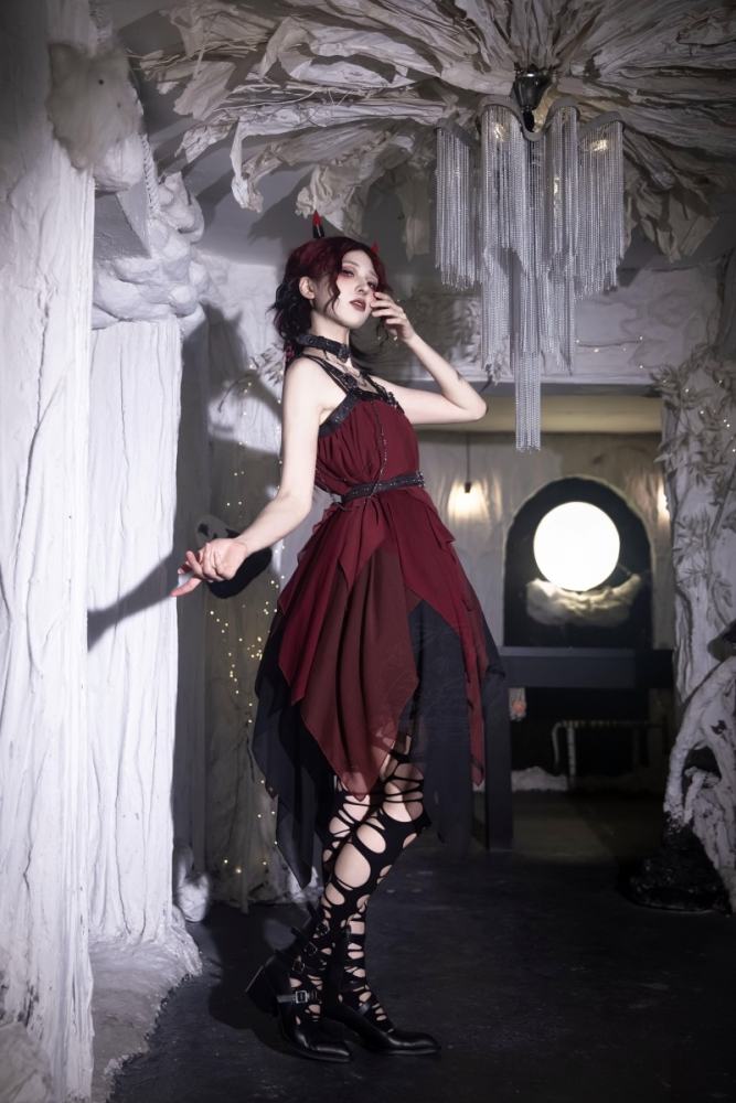SDMYIYE ~River Styx Jellyfish~ Subculture Ombre Gothic Punk Lolita JSK