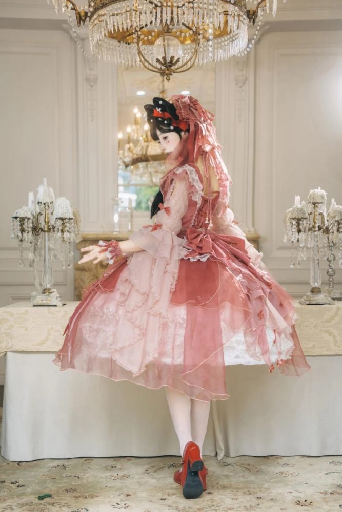 Bramble Rose ~Flower Stream~ Hanfu Qi Lolita OP 4 Colors