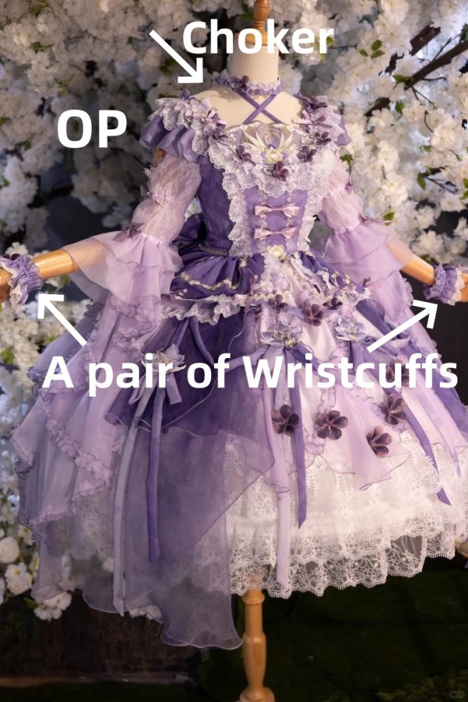 Bramble Rose ~Flower Stream~ Hanfu Qi Lolita OP 4 Colors