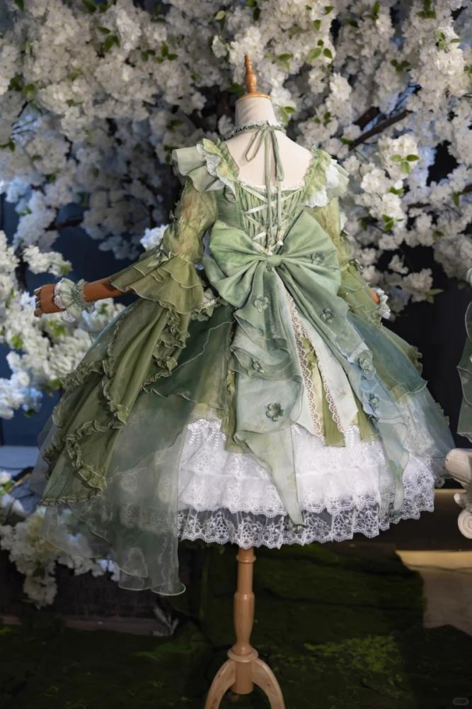 Bramble Rose ~Flower Stream~ Hanfu Qi Lolita OP 4 Colors