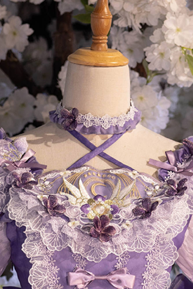 Bramble Rose ~Flower Stream~ Lolita Headdress Wristcuffs and Choker