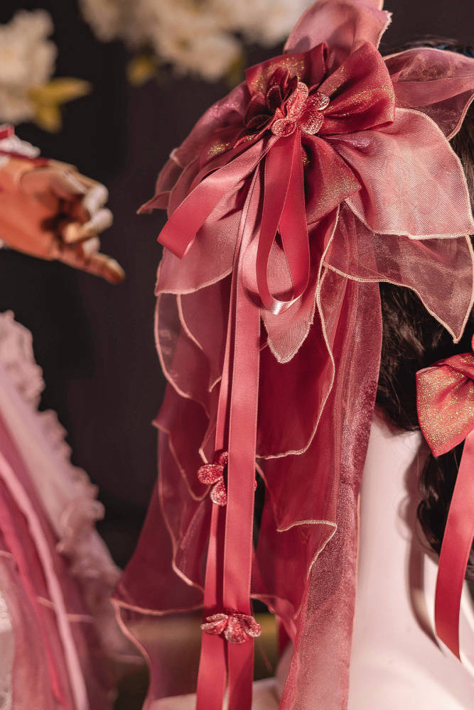 Bramble Rose ~Flower Stream~ Lolita Headdress Wristcuffs and Choker