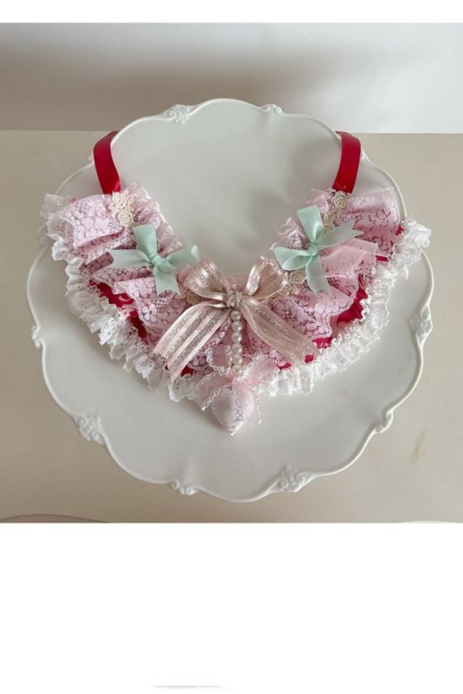 Ball Persica ~Spring Cherry Blossom Strawberry Cake~ Lolita Bonnet Choker and Bag