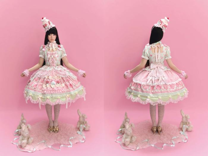 Ball Persica ~Spring Cherry Blossom Strawberry Cake~ Lolita OP JSK and Blouse