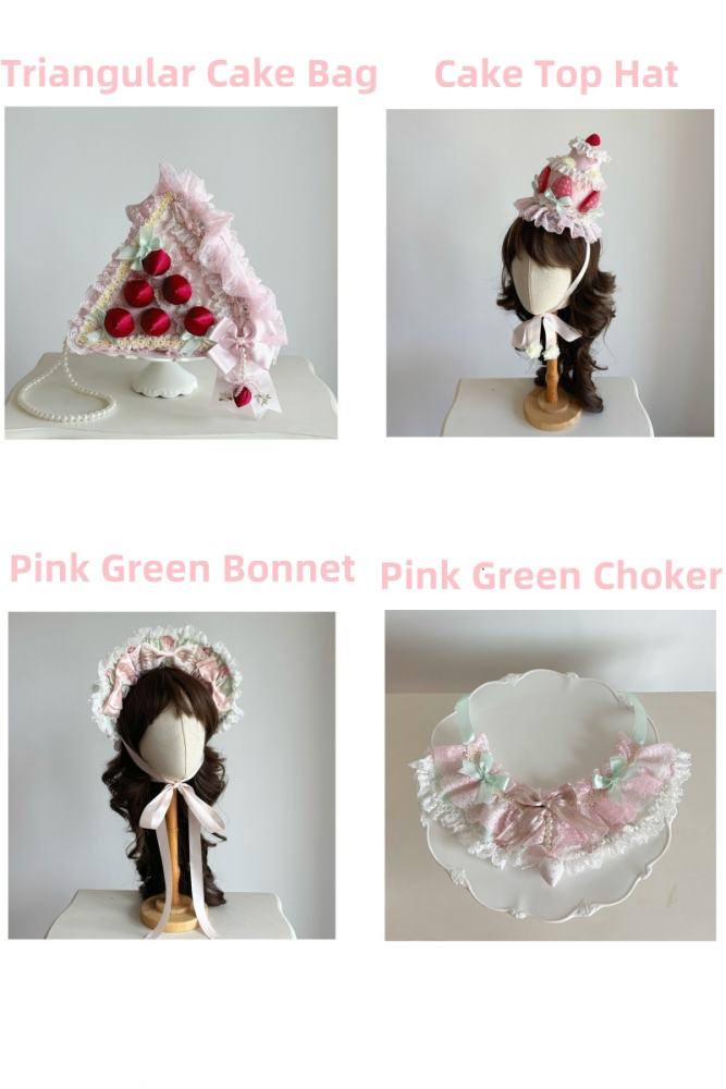 Ball Persica ~Spring Cherry Blossom Strawberry Cake~ Lolita OP JSK and Blouse