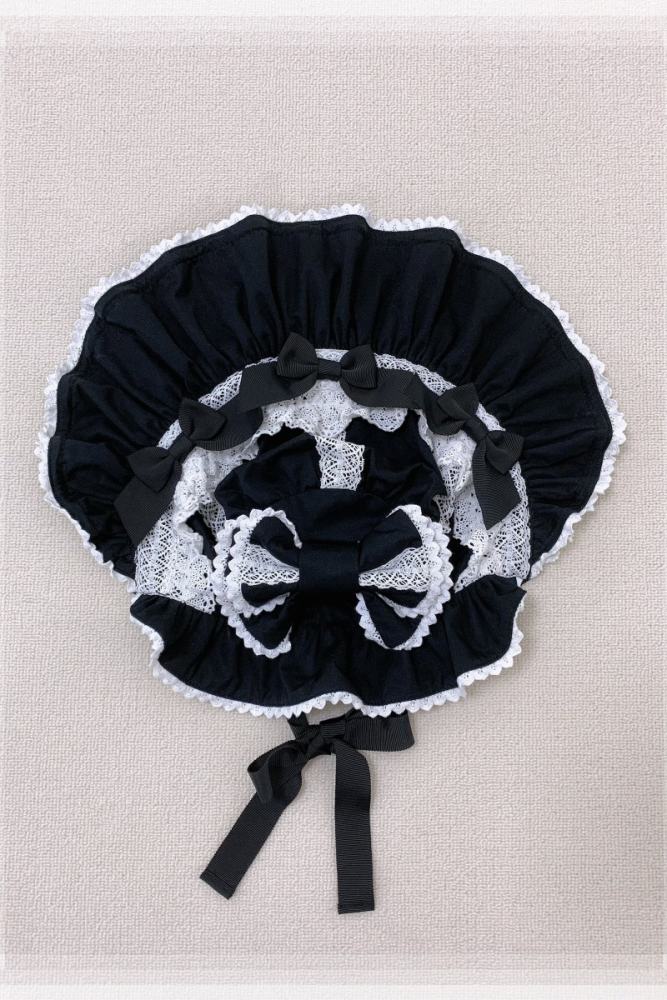 Rose and Neverland Haruhime Momoko Lolita Bonnet and Sleeves
