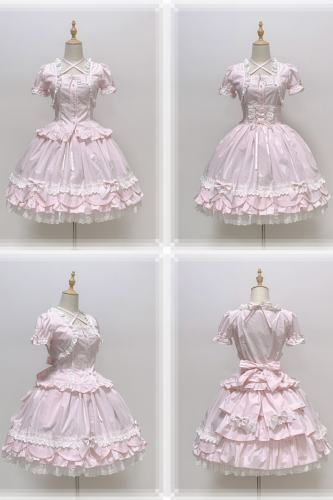 Rose and Neverland Haruhime Momoko Cotton Lolita Skirt Old School