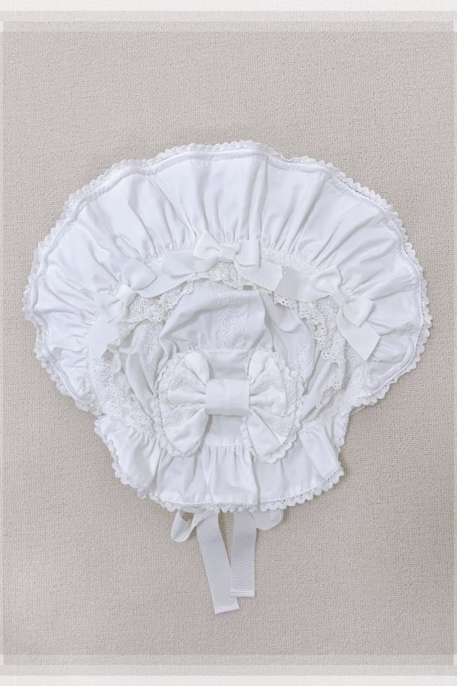 Rose and Neverland Haruhime Momoko Lolita Bonnet and Sleeves