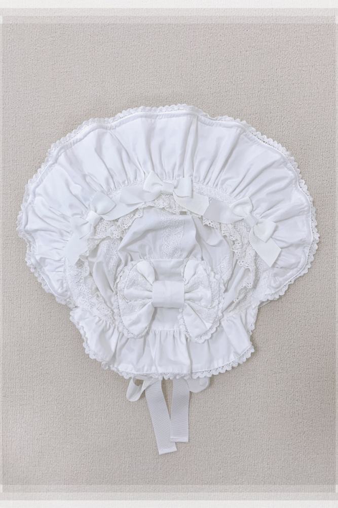 Rose and Neverland Haruhime Momoko Lolita Bonnet and Sleeves