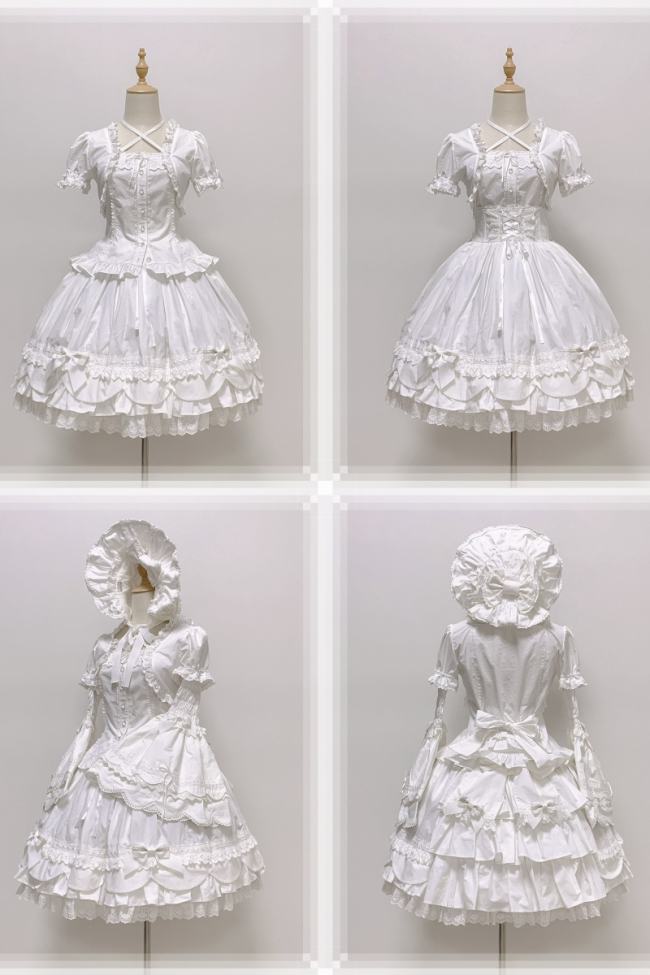 Rose and Neverland Haruhime Momoko Cotton Lolita Skirt Old School