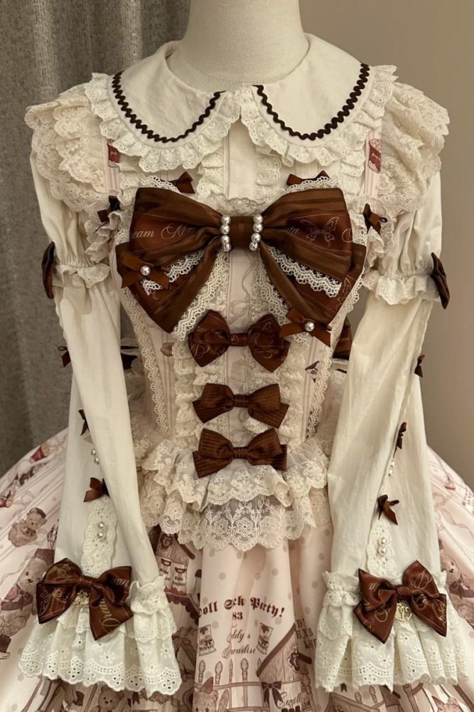 Meng Fu Zi Bear Workshop Classic Lolita Dress and Blouse