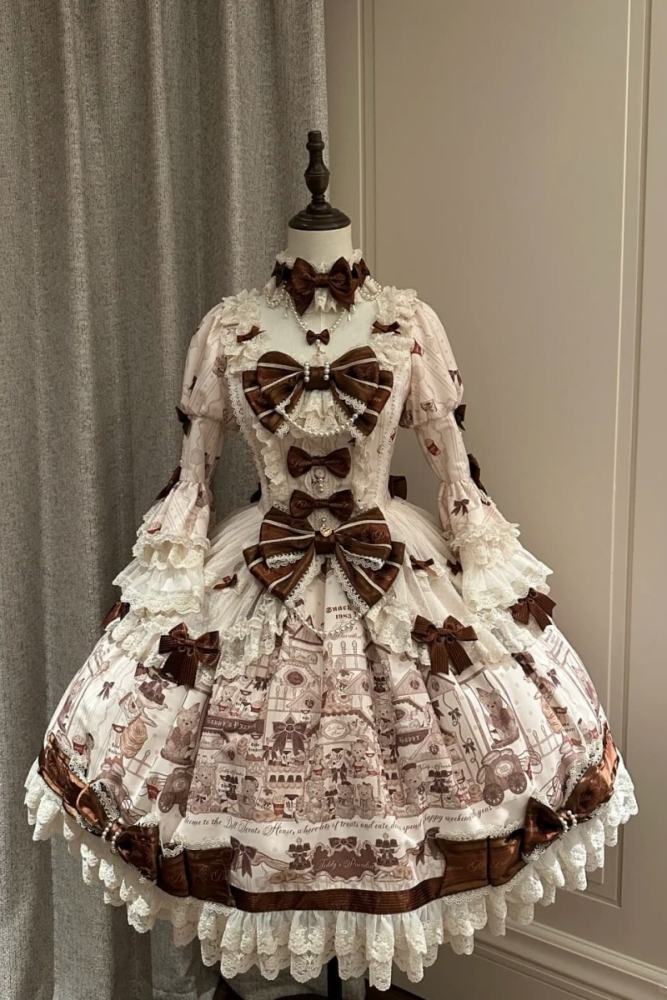 Meng Fu Zi Bear Workshop Classic Lolita Dress and Blouse