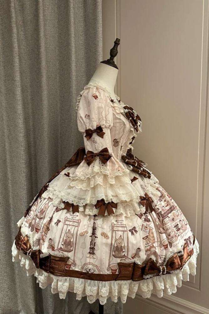 Meng Fu Zi Bear Workshop Classic Lolita Dress and Blouse