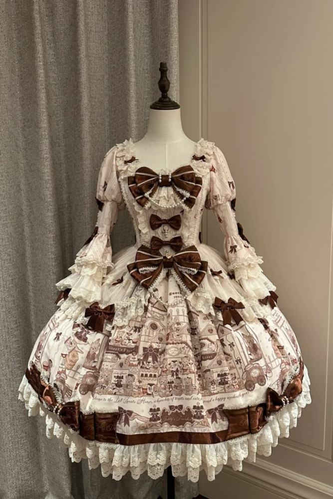 Meng Fu Zi Bear Workshop Classic Lolita Dress and Blouse