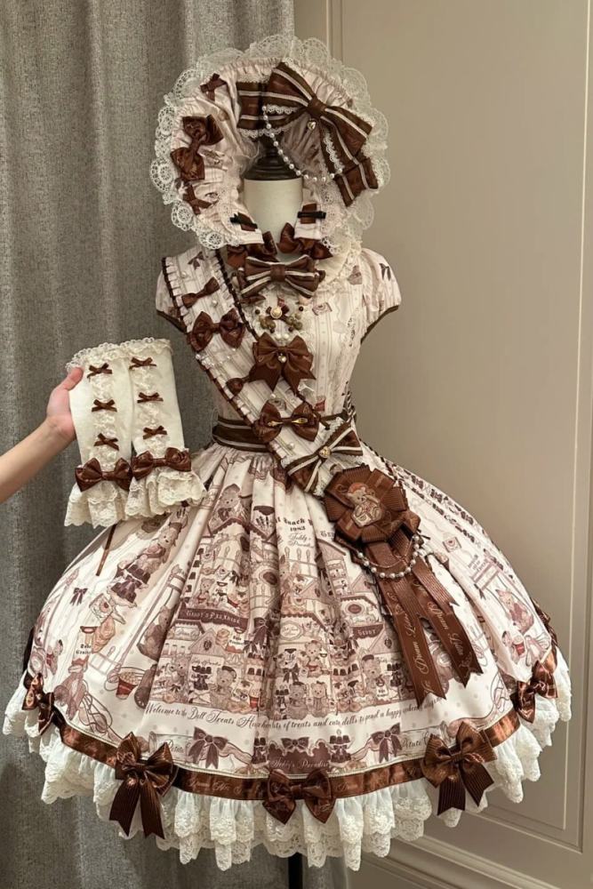 Meng Fu Zi Bear Workshop Classic Lolita Dress and Blouse