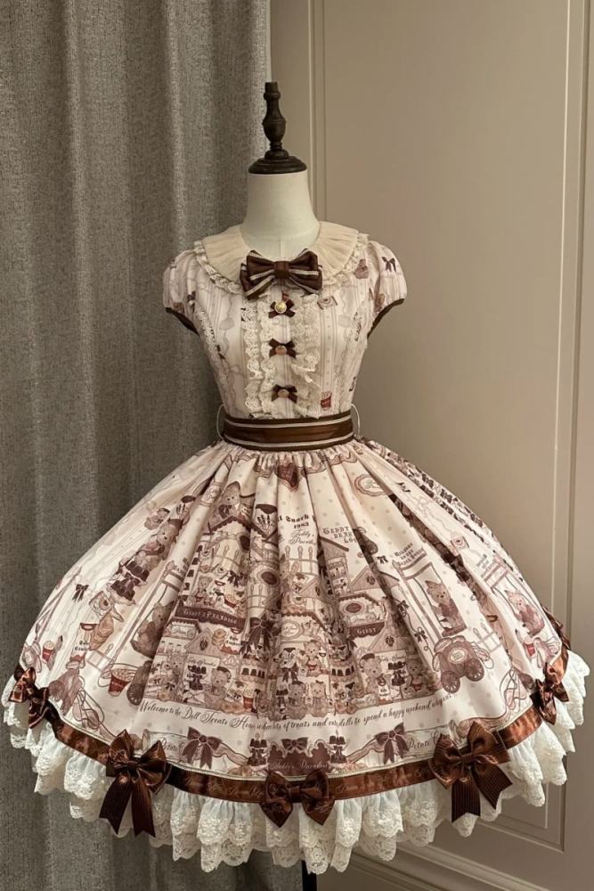 Meng Fu Zi Bear Workshop Classic Lolita Dress and Blouse