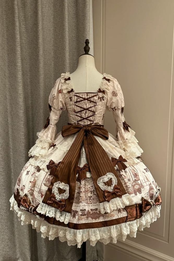 Meng Fu Zi Bear Workshop Classic Lolita Dress and Blouse