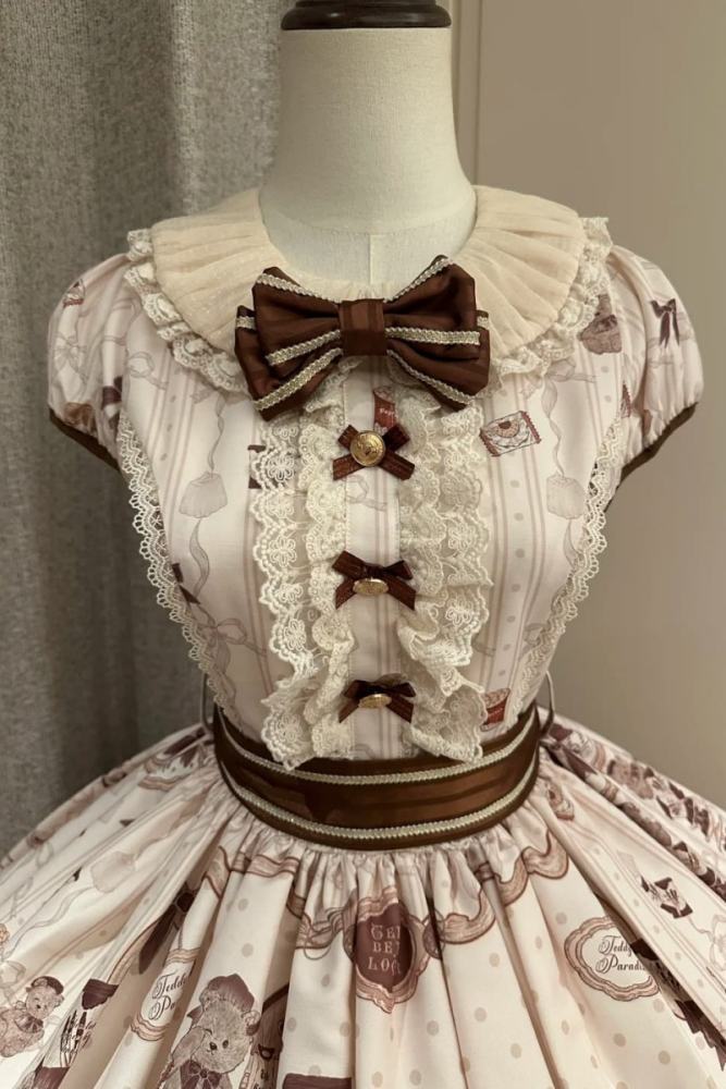 Meng Fu Zi Bear Workshop Classic Lolita Dress and Blouse