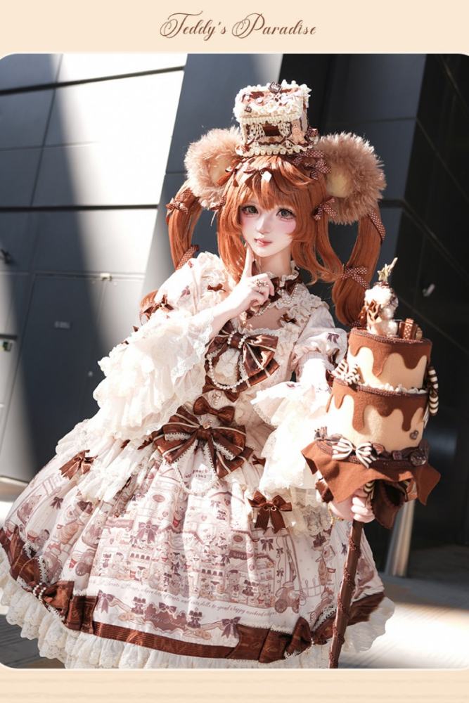 Meng Fu Zi Bear Workshop Classic Lolita Dress and Blouse