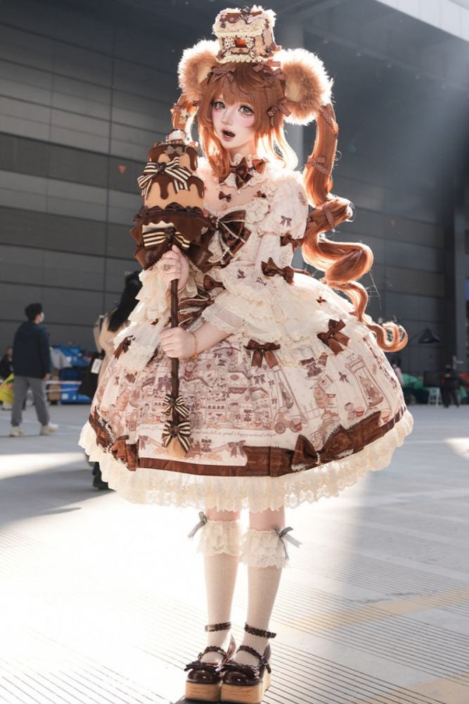 Meng Fu Zi Bear Workshop Classic Lolita Dress and Blouse