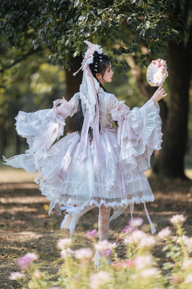 Bramble Rose ~Butterfly Ripples~ Hanfu Qi Lolita JSK 3 Colors