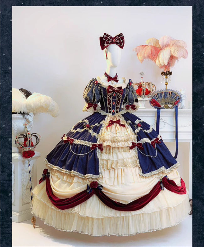 Snow White Classic Lolita Dress One Piece