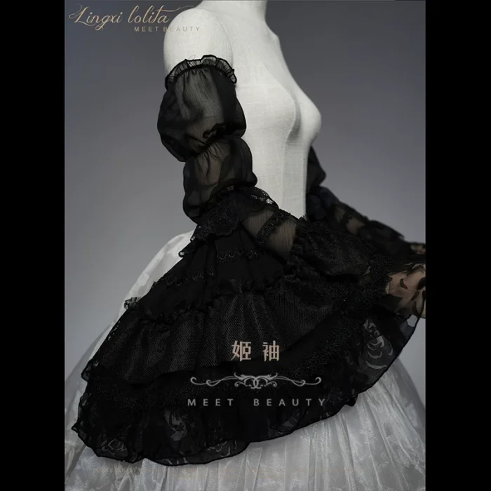 LingXi Lolita Nightmare Lilith Gothic Lolita Dress
