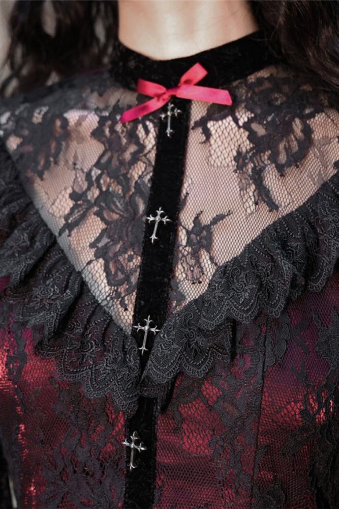 Blood Supply Rose Graveyard Gothic One Piece