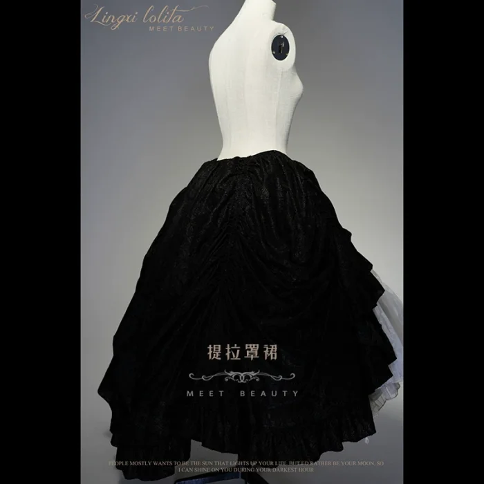 LingXi Lolita Nightmare Lilith Gothic Lolita Dress