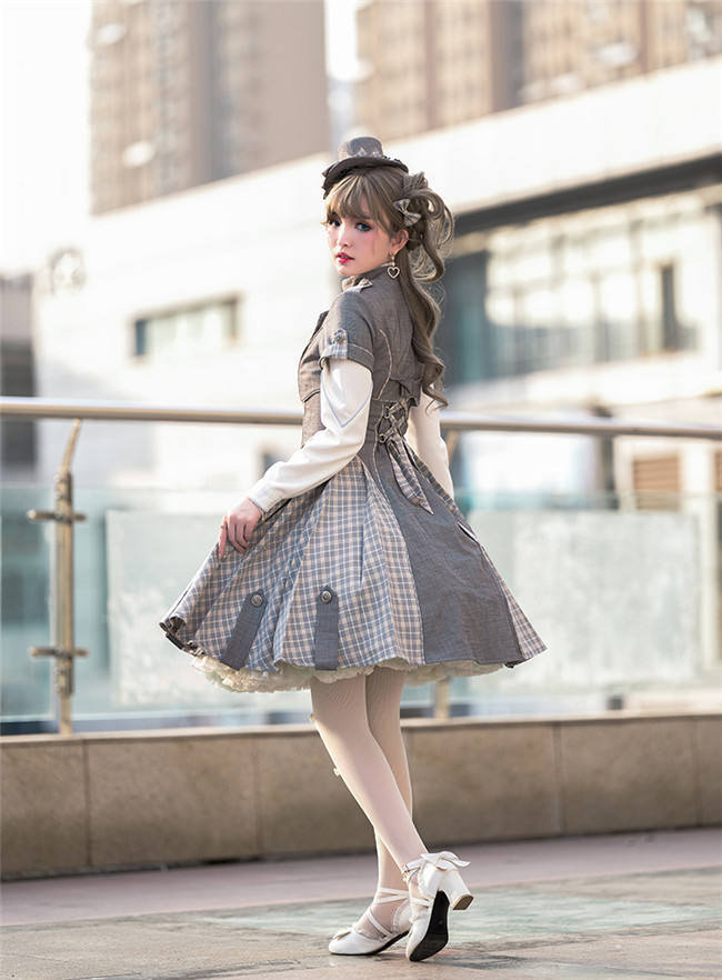 YUPBRO Lolita Vicabi Military Lolita Dress