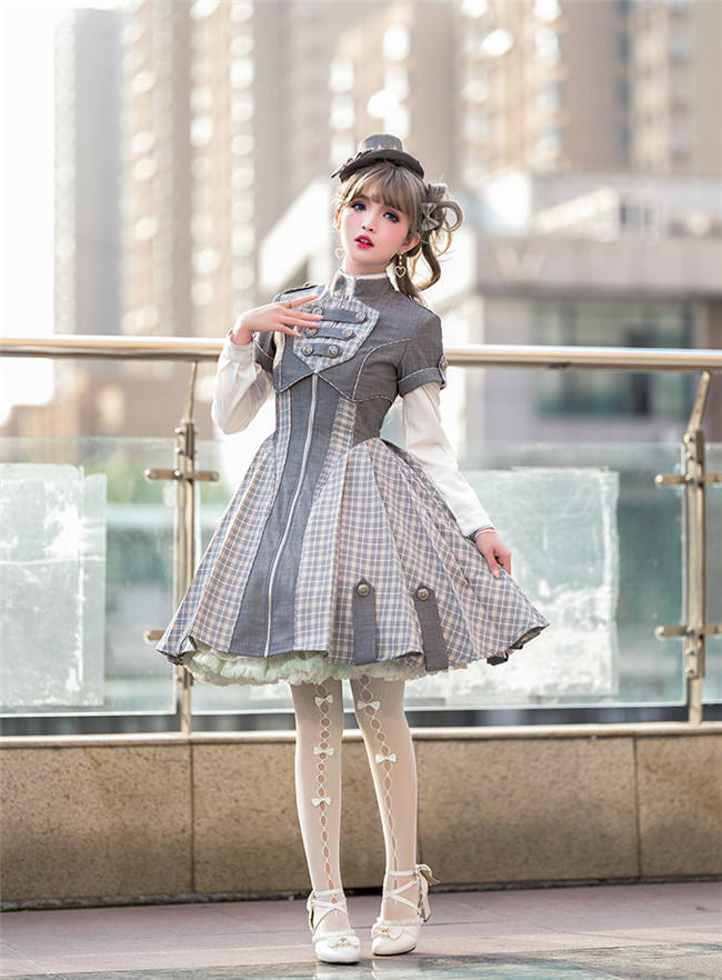 YUPBRO Lolita Vicabi Military Lolita Dress