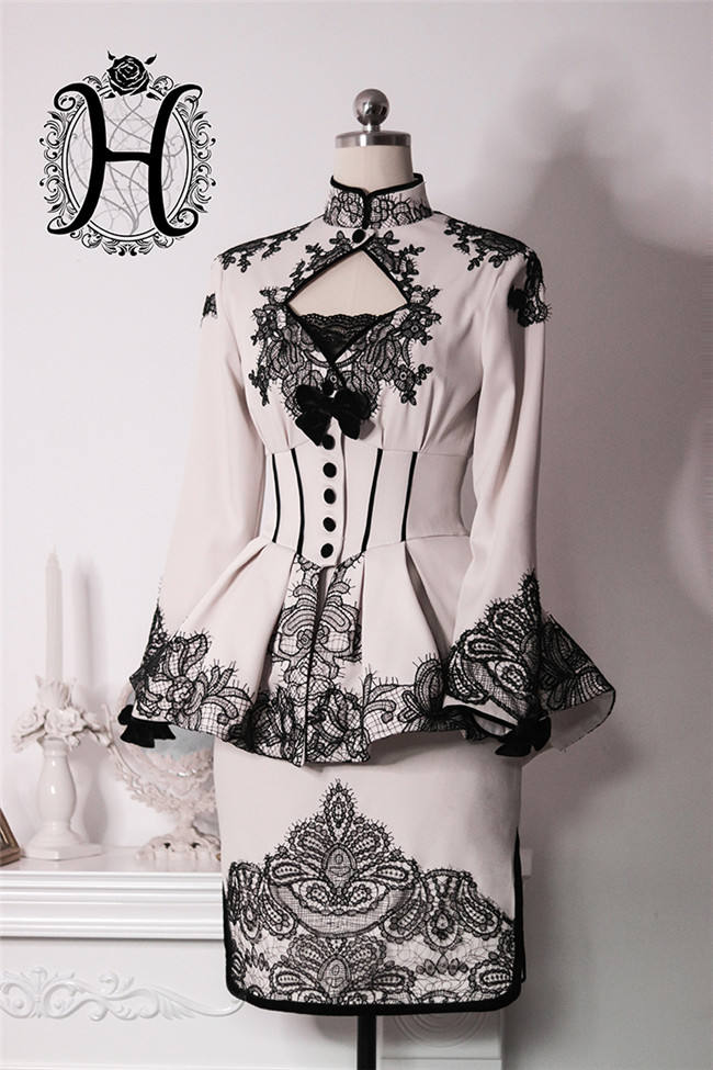 Henrietta Anonymous Invitation Lolita Coat, Skirt