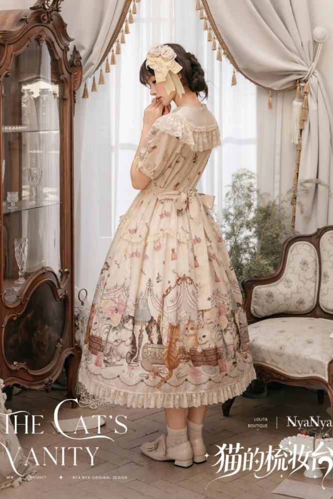 NyaNya Lolita ~The Cat’s Vanity~ Lolita Prints OP
