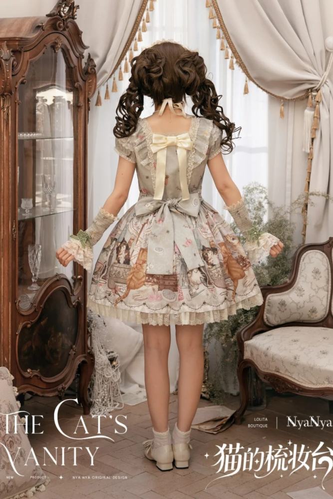 NyaNya Lolita ~The Cat’s Vanity~ Lolita Prints OP
